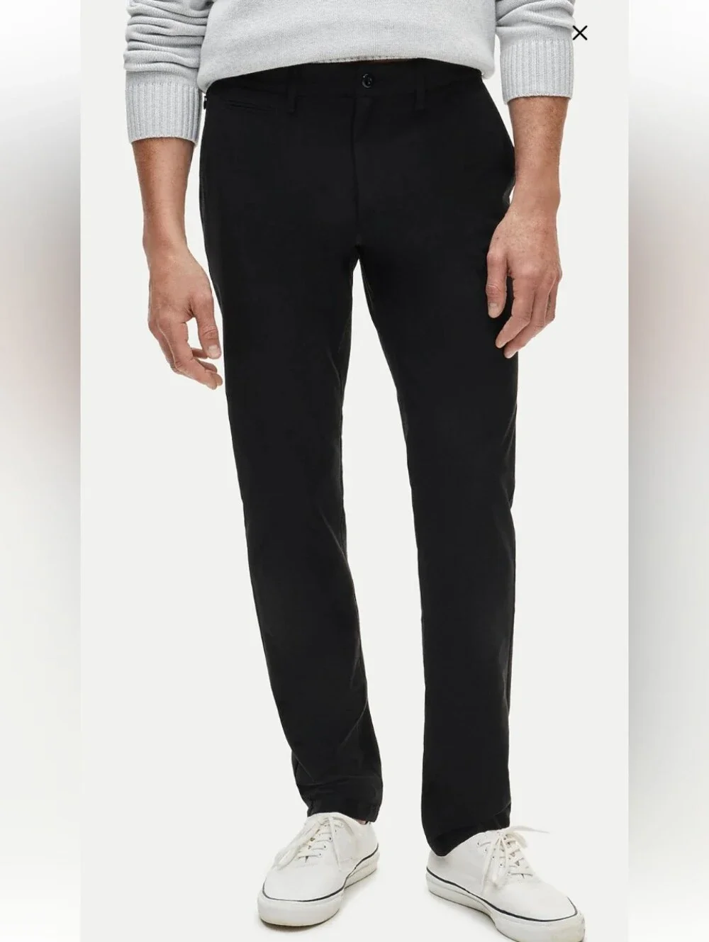 J Crew 484 Slim-fit tech pant Size 32x30 Black CG696